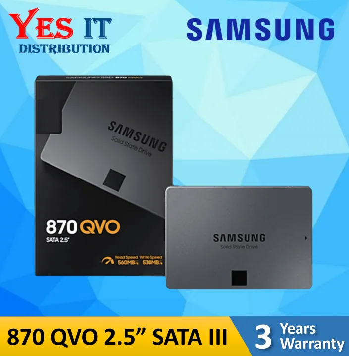 SAMSUNG 870 EVO SATA III 2.5" INTERNAL SOLID STATE DRIVES ( 250GB/ 500GB / 1TB / 2TB )