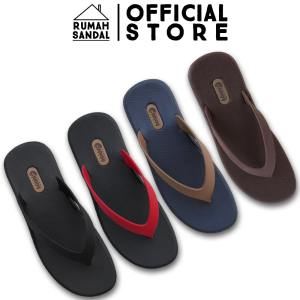 Sandal Jepit Pria Flip Flop Full Karet Art WR Original Sendal Camou Bahan Rubber Anti Licin Tali Tidak Mudah Putus Tahan Lama - Scoot Warna Hitam