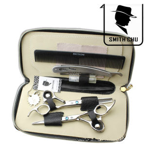 6.0 นิ้วมืออาชีพตัดแต่งทรงผมกรรไกร/ตัดแต่งทรงผมกรรไกรเครื่องมือทําผมแบนตัดบางกรรไกรผอมบางกรรไกรชู Tahjiangไพลินตัด