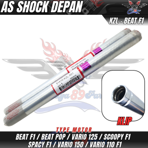 Paket as shock depan beat fI scoopy f1 spacy f1 vario 125 / paket as shock + oli shok + seal shock + seal debu k25