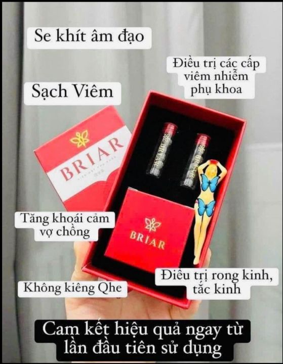 [HCM - Hỏa Tốc] Viên đặt phụ khoa briar plus làm hồng se khít hiệu quả ngay lần đầu sử dụng