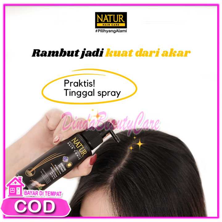 AMPUH Penumbuh rambut rontok Hair tonic penguat akar rambut Vitamin penguat akar rambut Vitamin menguatkan akar rambut Penumbuh rambut cepat anti rontok Penumbuh rambut botak paling cepat Penumbuh rambut cepat dan tebal Natur Hair Tonic Gingseng Netto 90