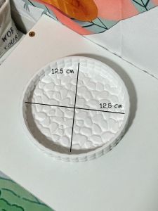 ถาดปูนวงกลม สี่เหลี่ยม ลายหินพร็อพถ่ายรูปสินค้า (สินค้าพรีออเดอร์ ทำตามสั่ง) ถาดรองแบบยาว พร๊อพมินิมอล ถาดปูนรองเทียนหอมขนาดใหญ่ ถาดปูน ถาดรอง