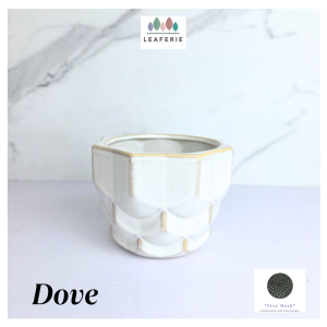The Leaferie Dove plant pots. flowerpot . flowerpots . flower pot . planter . planters . Ceramic