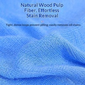 【MINYAK TAK MELEKAT】5 Pack Bamboo Fiber Kitchen Cloth ✨ | Oil-Free & Grease-Removing | Dish Cleaning Cloth