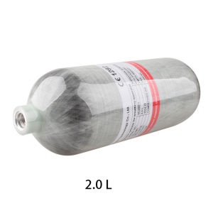 HPA 2000cc 2L ดำน้ำคาร์บอนไฟเบอร์ M18 4500PSI * 1.5ถังอากาศสำหรับ CO2โซดาดำน้ำตู้ปลา