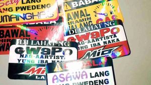Motorcycle Sticker Hologram Waterproof Quality