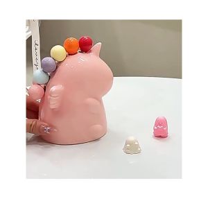 Bộ Dĩa Trái Cây Hình Kỳ Lân Xinh Xắn Bộ Dĩa Cute Set 6 Nĩa inox 304 Cứng Cáp Kèm