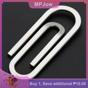【MPJow】 Stainless Steel Pocket Money Clip Wallet Metal Steel Bill Clip Clamp Folder Clip Cash ID Credit Card Money Holder