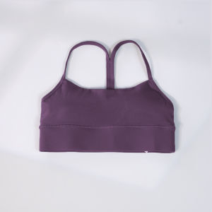 ㊖ Quần Áo Tập Yoga FloY Áo Lót Nữ Thể Thao Nhanh Khô Áo Ngực Màu Trơn Hai Mặt Đánh Bóng Màu Nude Áo Thể Thao