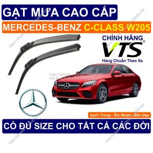 Gạt Mưa Kính Lái Mercedes-Benz C-Class W205 Cặp Gạt Mưa Kính Lái Cho Các Dòng Xe Mercedes-Benz C-Class W205
