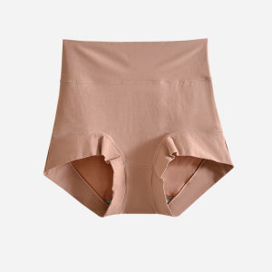 Plus Size High Waist 100% Cotton Underwear for Women Antibacterial Crotch Not Pinch the Hips Control Tummy Panties