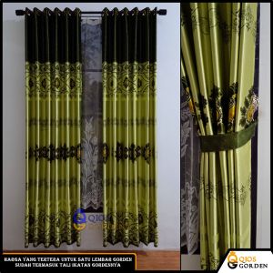 Gorden Blackout import Motif Batik Terbaru 2025 Model Smokering