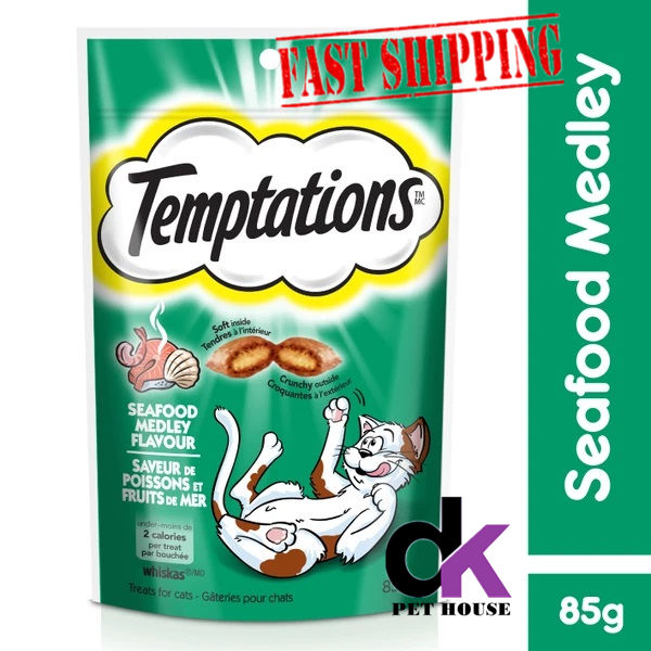 (Ready Stock) Temptations Treats Seafood Medly / Whiskas Cats Treats