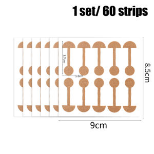 กริลริกเกอร์100ชิ้นแผ่นแปะจมูกหดสติกเกอร์ปีกมองไม่เห็นแผ่นติดจมูกทำให้แคบยกแผ่นลอกสิวเสี้ยนที่จมูกได้ยืดหยุ่นเครื่องมือการดูแลใบหน้าอุปกรณ์จัดรูปจมูก