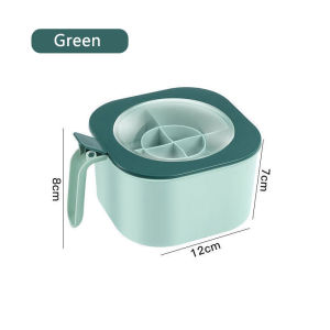 Kitchen Spice Jar Spice Container 4 Grids Household Containers Spice Storage Boxes Salt Sugar Pepper Container