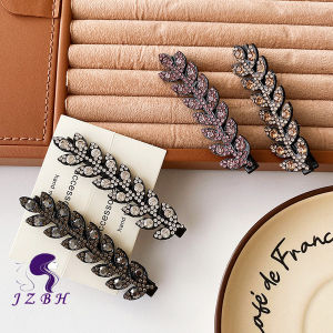 JZBH---(4แพ็ก ผสมสี)กิ๊บติดผม BB ประดับพลอย กิ๊ฟติดผม กิ๊บติดผมสไตล์เกาหลี