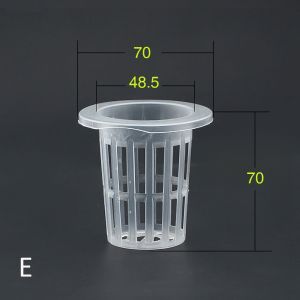 NCNC(okdeals01) 50Pcs Clone Hydroponic Soilless Colonization Planting Grow Nursery Pots Plant Basket Mesh Pot Net Cup