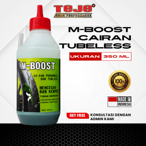 M-BOOST Cairan Tubeles Penambal Ban Cairan Ban Anti Paku  Ranjau Anti Bocor