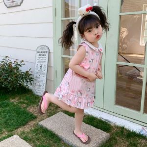 LOBER ชุดเดรสเฮลโลคิตตี้ ชุดเจ้าหญิง2-8ปี ชุดเดรสซานริโอ้ ชุดเด็กผู้หญิง ชุดเดรสเด็ก เดรสเด็กหญิง ชุดเด็กผู้หญิง