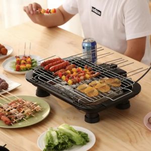 Smart Shape Korean Electric Grill: The Ultimate Indoor & Outdoor Skewers Tool