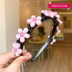 GU Bando Anak Bandana Kepang Motif Karakter Lucu Bando Jepit Anak Model Buah Bunga Hairband Korea Import