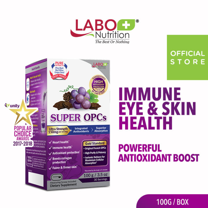LABO Nutrition SUPER OPCs French Grape Seed Extract for Eyes Immune