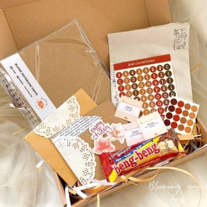 Bloomingyourdays Gift Box Jurnal Kit Vintage Retro Classic ( Bujo Kit Vintage ) Jurnal Kit Journaling Hampers Kado ulang tahun natal lebaran