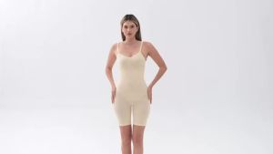 Bodysuit Shapewear for Women Seamless Body Shaper Tummy Control Snatched Waist Butt Lifter Sculpting Full Body Suit