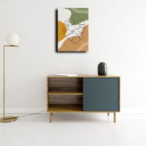HIASAN DINDING BUNGA ABSTRAK (15X20 CM ) WALL DECOR ABSTRAK DEKORASI ABSTRAK PAJANGAN BUNGA ABSTRAK