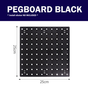 RakanKu MALAYSIA Bedroom DIY Pegboard Combination Kit for Wall Hanging Organizer Room Decor Board Shelf Peg Hooks Storage Containers Display Rack Rak Gantung 洞洞板