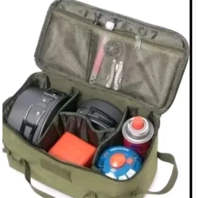Tas peralatan camping kompor portable gasbutan peralatan kemah piknik (30x20x20 cm)