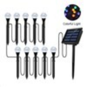 WarmWowo ไฟโซล่าเซลล์ Solar light โคมไฟตกแต่งสนามหญ้า ตกแต่งสวนกลางแจ้ง ไฟสวน มีสีสัน และสีวอร์มไวท์ กันน้ำ