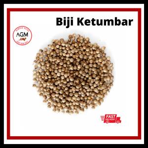 AGM BIJI KETUMBAR KECIL  / CORIANDER SEEDS SMALL READY STOCK 250G / 500G / 1KG