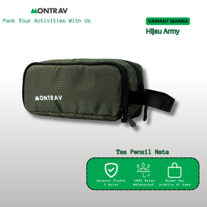 Montrav - Tas Charger dan Pensil - Pouch Organizer Multifungsi - Nata