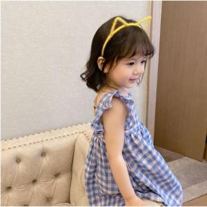 Girls Dress Skirt Summer Little Girls Skirt Girls Plaid Dress Summer Dress 0136