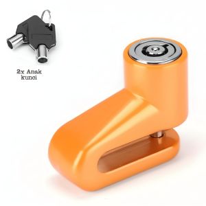 Gembok Disc Cakram - Kunci Kemanan Sepeda Motor Skuter Anti Maling