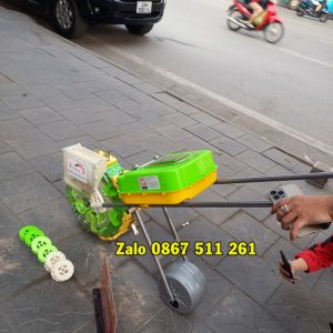 Máy tỉa hạt đậu phộng máy gieo hạt bón phân 14 mỏ inox