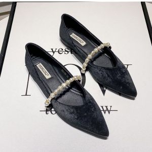 [แก้ปวดเท้า] รองเท้าสตรีสำหรับการเดินเป็นเวลานาน แต่เพียงผู้เดียวอ่อนนุ่มพร้อมแผ่นรองส้นเท้า / สุภาพสตรีรองเท้า Lefour สุภาพสตรีรองเท้าแบนสุภาพสตรีแฟชั่นเกาหลีรองเท้าสตรีร้อนสุภาพสตรีเดินสบายรองเท้า Mary Zhen