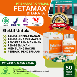 Obat penggemuk badan paling efektif untuk pria dan wanita Penambah Berat Badan Fetamax Bharata Asli