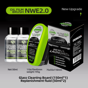 🔥【SG Ready Stock】🔥New 150ml Glass oil film cleaning brush/Car Glass Oil Film Cleaning Wipes/ Glass Stain Remover/Auto Gl