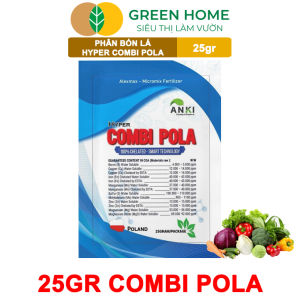 Phân Bón Lá Trung Vi Lượng Hyper Combi - Pola GreenHome Gói 25Gr Dạng Cốm Cao Cấp Tăng Năng Suất