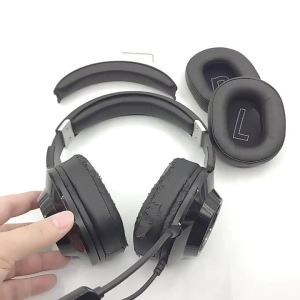 ทำซ้ำแถบคาดศีรษะเบาะยืนแผ่นครอบหูฟังป้องกันสำหรับ Edifier w820bt w828nb หูฟัง