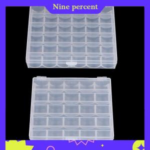 Nine percent แกนม้วน25/36จักรเย็บผ้าที่ว่างเปล่ากระสวยเคสจัดระเบียบกล่องเก็บของ