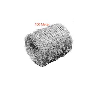 100Meters Barbed wire fence anti-climb steel sharp razor protect fence galvanized antirust steel