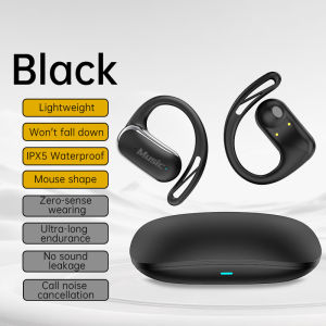Cross-border New Product Private Model OWS Ear-mounted Lightweight Compact Bluetooth Earbuds Long-lasting Battery Noise-canceling High Aesthetic Earphones