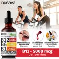 (2 Pack) Vitamin B12 Liquid Drops, Vitamin B Complex, Vegan B12 Sublingual 5000 mcg with Vitamin B6, Liquid B12 Methylcobalamin Supports Energy, Brain & Heart with 27,200 mcg Per Serving, 80 Servings. 