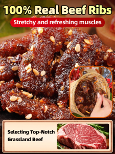 Spicy grassland airdried beef tendons Border snacks specialties Minced cumin tendons Ba Brain/Innermon Specialty Beef Ribs Airdried Prairie Trimming Spicy Cumin Ba Brain Snacks