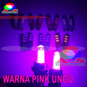 Lampu Sen Senja NYALA KEDIP/DIAM Jelly 6 Led T10 Universal Motor/Mobil 12V