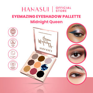 Hanasui Eyemazing Eyeshadow Palette - Eyeshadow Pallete 3 Sweatproof Shades High Pigment & Easy to Blend